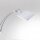Lampadaire LED à intensité variable en acier verre 199 cm