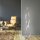 Lampadaire LED à intensité variable en argent 140 cm 3215 lm 26 W