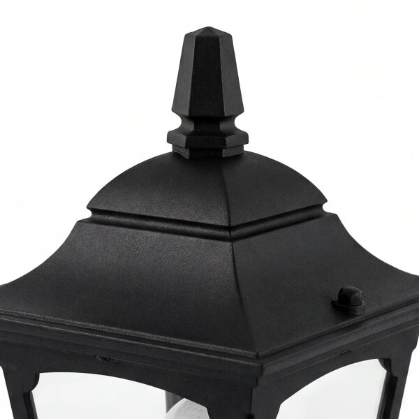 Eclairage de jardin Noir Aluminium H:44cm Rustique