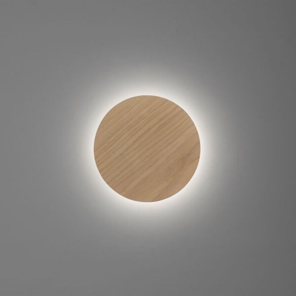 Applique murale LED rechargeable Bois dimmable Télécommande Timer 1 W