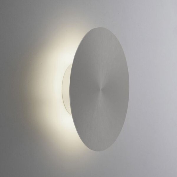 Applique murale LED rechargeable Gris Ø25 cm gradable Télécommande
