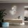 Applique murale LED rechargeable Gris Ø25 cm gradable Télécommande