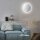 Applique murale LED rechargeable à intensité variable Télécommande 1 W en chrome