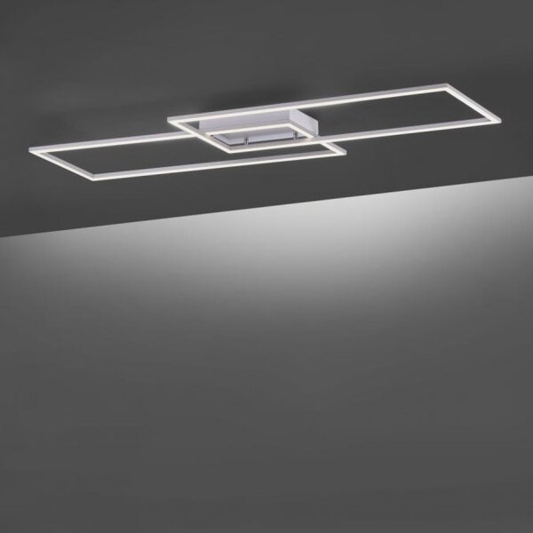 Lampe de plafonnier LED à intensité variable en acier 41 W 5400 lm Moderne