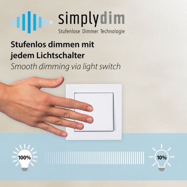 Lampe de plafonnier LED à intensité variable 80 cm 4424 lm en acier