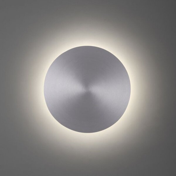 Applique murale LED rechargeable à intensité variable Télécommande 1 W en argent