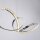 Lampe LED à suspendre en chrome dimmable 39 W L:94 cm élégante