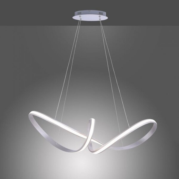 Lampe LED suspendue de style en acier L:91 cm 39 W dimmable