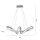 Lampe LED suspendue de style en acier L:91 cm 39 W dimmable