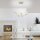 Suspension LED incurvée en or L:91 cm dimmable