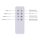 Lampe de plafonnier LED stylé anneaux en bois 6000 lm dimmable