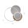 Lampe de plafonnier LED stylé anneaux en bois 6000 lm dimmable