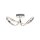 Lampe de plafonnier LED élégante en chrome dimmable 30 W L:65 cm
