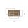 Confortable Lampe de plafonnier LED en bois L:82 cm 4320 lm dimmable