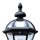 Elégant luminaire sur mât GWEN Noir Rustique 192cm chemin