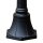 Elégant luminaire sur mât GWEN Noir Rustique 192cm chemin