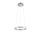 Lampe LED &agrave; suspendre Ring &Oslash;40 cm 27 W dimmable T&eacute;l&eacute;commande