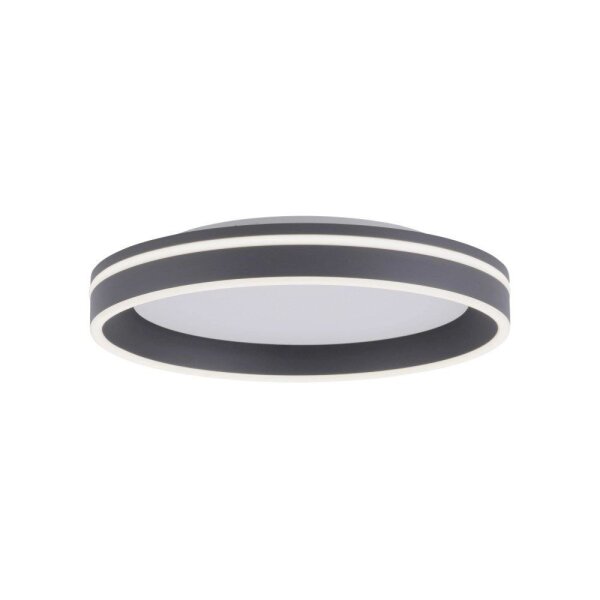 Plafonnier rond à LED Anthracite Ø40 cm 27 W intensité lumineuse variable