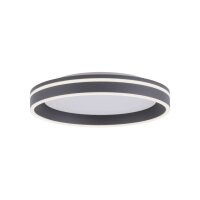 Plafonnier rond à LED Anthracite Ø40 cm 27...