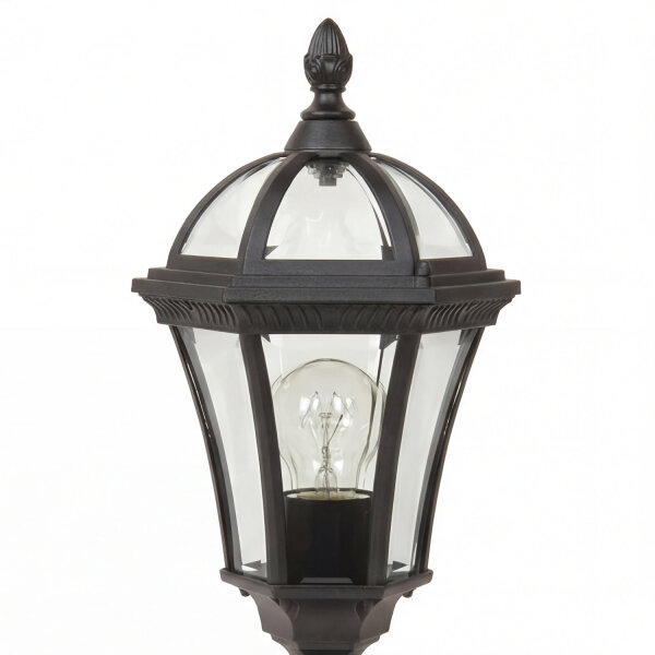 Lampe de jardin Noir Rustique H:47,5cm Extérieur