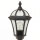 Lampe de jardin Noir Rustique H:47,5cm Extérieur