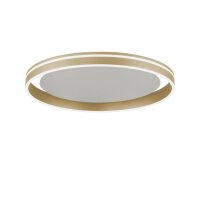 Plafonnier LED en laiton 38 W changement de...