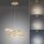 Suspension LED à intensité variable Ø59 cm rond 56 W en laiton
