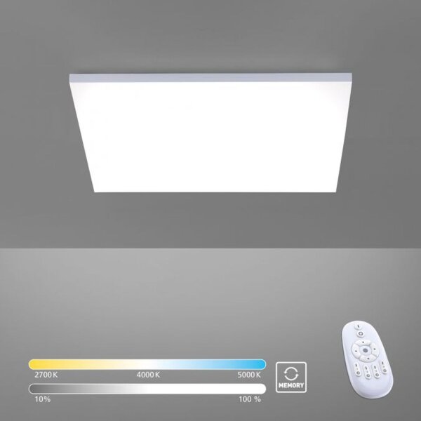Plafonnier LED à intensité variable Télécommande L:62 cm Mémoire