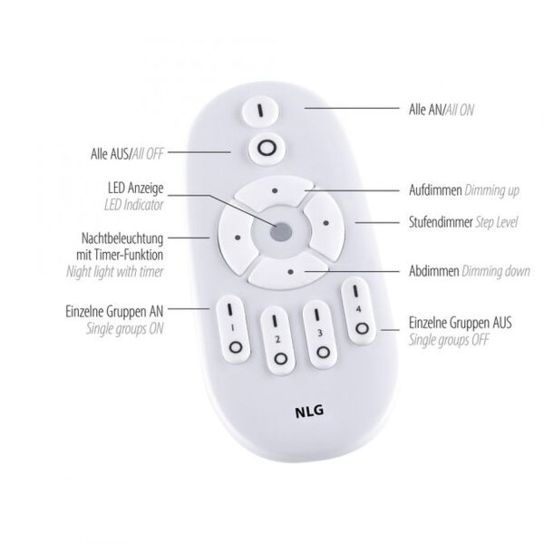 Plafonnier LED Télécommande 100 cm Mémoire variable