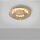Plafonnier LED stylé orientable 6 W en feuille dor