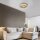 Plafonnier LED stylé orientable 6 W en feuille dor