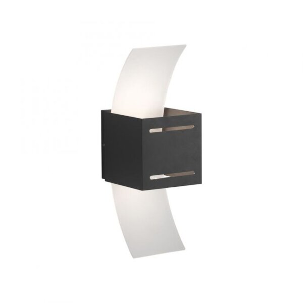 Applique Métal Anthracite indirect G9 H:30 cm Moderne