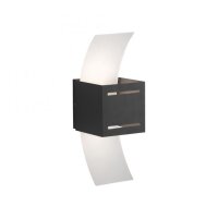 Applique Métal Anthracite indirect G9 H:30 cm Moderne