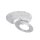 Plafonnier LED orientable Ø34 cm 6 W en feuille dargent