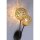 Applique murale rustique brun rouille or H:44 cm G9 2-flmg