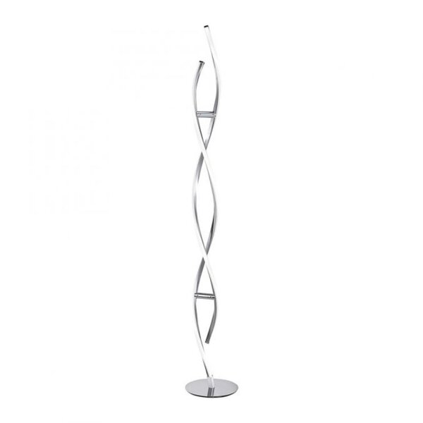 Lampadaire LED à intensité variable en acier H:134 cm 3000 K 3128 lm