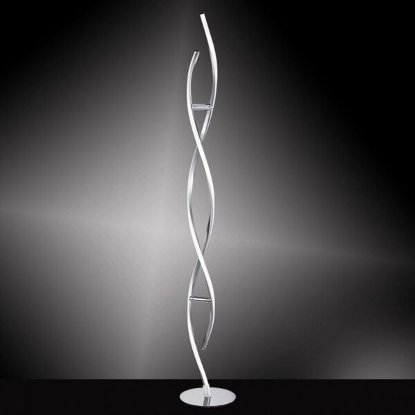Lampadaire LED à intensité variable en acier H:134 cm 3000 K 3128 lm