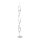 Lampadaire LED à intensité variable en acier H:134 cm 3000 K 3128 lm