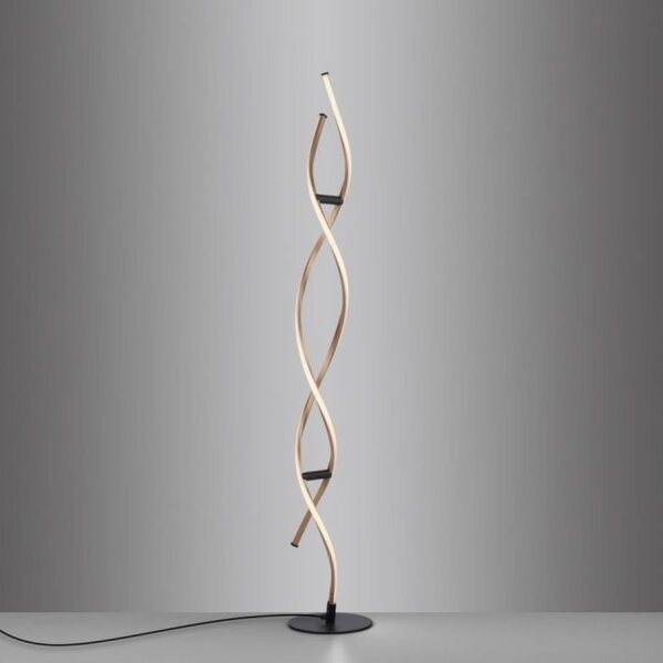 Lampadaire LED à intensité variable Métal H:134 cm 3000 K 3128 lm