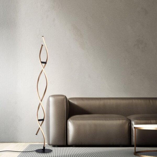 Lampadaire LED à intensité variable Métal H:134 cm 3000 K 3128 lm