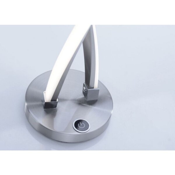 Lampe de table LED stylée en acier 13 W dimmable Touch