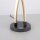 Lampe de table LED élégante noire et dorée à intensité variable et à touche sensitive