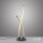 Lampe de table LED élégante noire et dorée à intensité variable et à touche sensitive