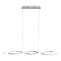 Grande lampe LED suspendue en acier 110 cm 3000 K dimmable