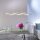 Grande lampe LED suspendue en acier 110 cm 3000 K dimmable