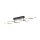 Lampe de plafonnier LED à intensité variable noir laiton 106 cm 3000 K