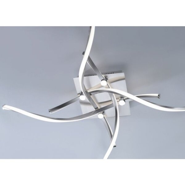 Lampe de plafonnier LED à intensité variable en acier L:78 cm 27 W 2400 lm