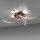 Lampe de plafonnier LED à intensité variable noir or L:78 cm 4220 lm