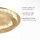 Plafonnier LED en feuille dor métal 3000 lm Ø50 cm