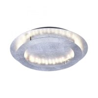 Plafonnier LED en m&eacute;tal argent&eacute; 3000 lm...